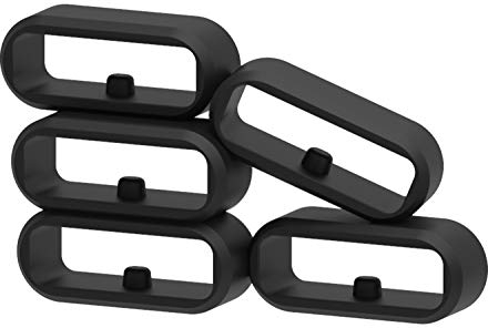 Chofit Befestigungsring für Forerunner 645 Music Uhrenarmband, Ersatz-Sicherheitsschnalle aus Silikon, kompatibel mit Garmin Fenix 7S/Venu 2 Plus/Forerunner 645/645M/245 (5)