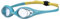 arena Spider Junior Schwimmbrille für Kinder, Schwimmbrille mit Anti-Beschlag und UV-Schutz, Selbstjustierender Nasensteg, Hypoallergene Silikondichtungen, Clear-Mint-Yellow