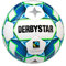 Derbystar Erwachsene Fußball Gamma TT, Weiss blau Gruen, 5, 1153500164