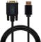 LOKEKE Câble HDMI vers VGA avec IC, plaqué or 1080p HDMI mâle vers VGA mâle 4K supporté 2 m
