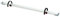 Fiamma Rail Quick Pro Fahrradschiene, 128cm, silber/grau
