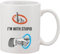 Im with Stupid Portal Magic Ceramic Mug Stella