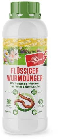 Konzentrat Biodünger - Für 200 L Wasser - Bio Dünger Zimmerpflanzen - Universal Flüssigdünger - Universal Pflanzendünger für Pflanzen, Gemüse, Rasen, Garten, Hortensien, Bonsai - Hydrokultur Dünger
