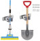 Mop Broom Holder Heavy Duty Wall Mounted, Beilala 2 Pack Stainless Steel Self Adhesive Tools Storage Organizers for Utility Room, Kitchen, Bathroom, Garage, Laundry, Garden and Office