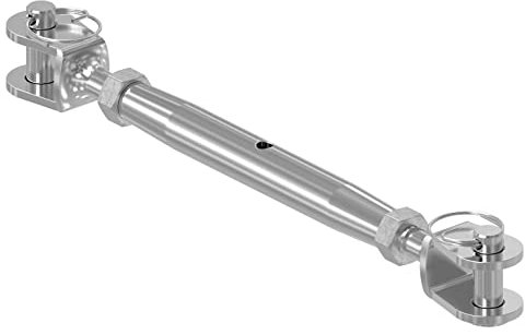 STEINBACHER© | Tendeur de hauban inox fourche/fourche, filetage M8, V4A