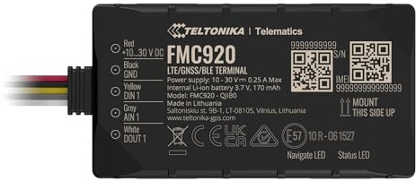 Teltonika FMC920 Cellular Bluetooth Satellite Reception Smartphone Battery Pack