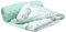 Medi Partners Babydecke Baby Decke Neugeborenen - Kuscheldecke Geschenk Babydecken 75x100cm für Kleinkinder Mädchen Krabbeldecke Kinderbett Kinderwagen 100% Baumwolle (Ozean mit Mint Minky)