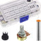DAOKAI Potentiometer Kit,B1K 2K 5K 10K 20K 50K 100K 250K 500K 1M Ohm Linear 3 pin Variable Resistors Taper Potenziometer Drehpotentiometer mit Knöpfen,für Multimedia-Audio