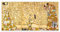 L'Arbre de vie (détail) Poster de Gustav Klimt 80 x 40 cm Jaune Tableaux Décoration murale
