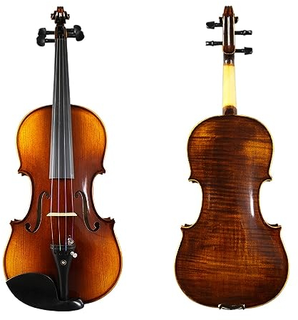 Geige 4/4-Violine, Gut Geflammte Violine, Super Geeignet Für Fortgeschrittene Spieler, 4/4-Violine, Inklusive Koffer Und Bogen