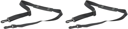 VAUDE Ersatzteil Schultertragegurt SE-Radtaschen, Black, 124x2, 5cm, 12589 (Packung mit 2)