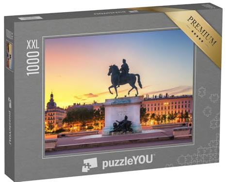 Puzzle 1000 Teile XXL „Place de Bellecour, Lyon - Frankreich“