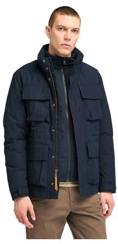 Timberland Homme 3 en 1 résistant à l'eau, saphir foncé, Saphir foncé, Large