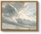 ARPEOTCY Leinwand Bilder mit Rahmen, Vintage Wandbilder, Klassisch Wand Deko Wohnzimmer Schlafzimmer Badezimmer Küche, Bauernhaus Zimmer Deko Aesthetic, Wolke Landschaft Painting, 20x25cm, klein