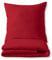 Luxuriöses Bettset aus Mako-Satin 100% Baumwolle 135x200 155x220 200x200 200x220, Größe:155 x 220 cm, Farbe :Rot