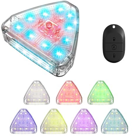 OBEST Strobe Drone Light 7 Farben USB Led Aircraft Strobe Lights, Mini-Drohnen-Blitzlichter für Motorrad, RC-Auto, RC-Boot, Drohne