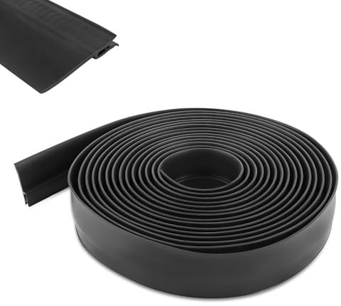 maXpeedingrods 018-546 - Burlete de goma deslizante para caravana con 2 limpiaparabrisas para ventana de puerta de caravana de 35 pies 7/16 x 3 pulgadas