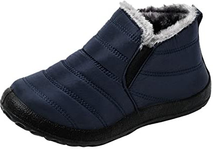 Stivali Corti Men Winter Women Couple Snow Warm Water Velvet Flat Women's Boots Stivali Pelle Serpente