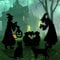 Halloween Hexen Silhouette - Gruselig Schwarz Deko für Garten und Outdoor - Hof Schilder Dekorationen