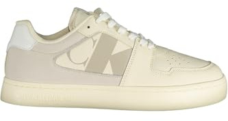 Calvin Klein Classic Cupsole NBS SportschuheHerren, Creamy White/Eggshell/Bright White, 43 EU