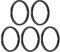 5 Stück Fahrrad Tretlager Unterlegscheibe Aluminium Legierung Schwungrad Nabe Spacer 1.5/2/2.5/3mm Für BB68 BB73 BB90 BB92 (Schwarz,DN 35,5mm; Dicke 3mm)