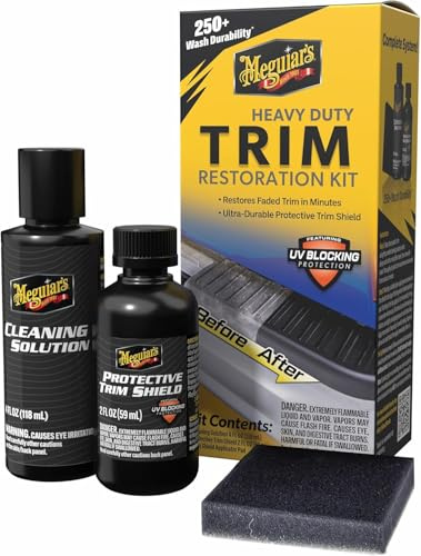 Meguiar’s Heavy Duty Trim Aufbereitungsset für Zierleisten und Kunststoff
