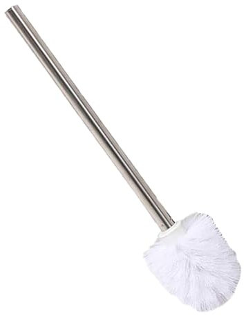 Brosse WC en acier inoxydable avec manche long | Nettoyage en profondeur | Brosse de nettoyage pour toilettes | Nettoyant à poils solides pour un entretien hygiénique