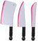 ibasenice 3 Pezzi Coltello Imitazione Zombie Finto Halloween Festa Costumi Di Halloween Coltelli Falsi Coltelli Horror Insanguinati Coltelli Insanguinati Per Halloween Coltelli Falsi