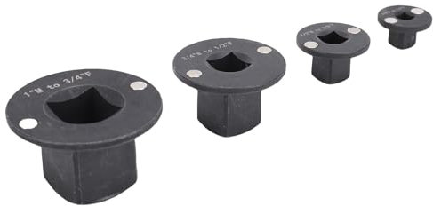 4PCS Low Profile Socket Adapter Set Insert Impact Socket Adapters Drive Reducing 1in M-3/4in F 3/4in M-1/2in F 1/2in M-3/8in F 3/8in M-1/4in F