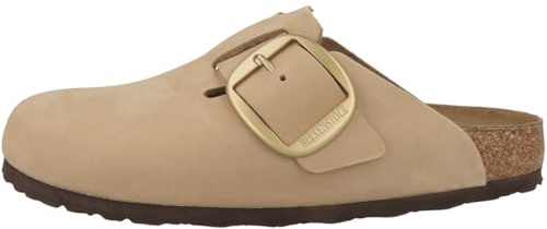 Birkenstock Boston Big Buckle Nubuk Leather