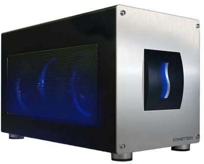 Sonnet Breakaway Box 850 T5 eGPU Case - 80Gbps Thunderbolt 4/5 and USB4 - External GPU Dock for Windows - 850W Power Supply - Supports Triple Wide NVIDIA/AMD Graphics Cards - 5Gbps Ether
