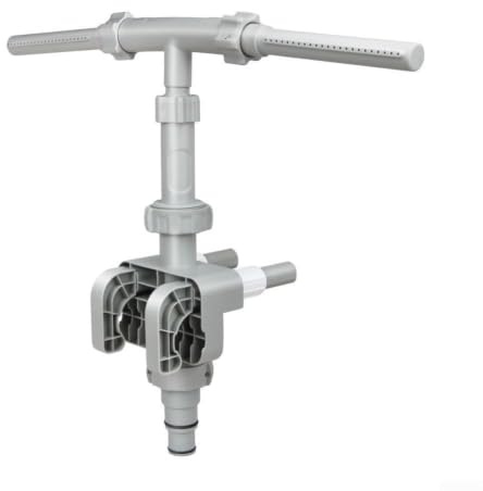 Fontaine de Piscine à Double buse résistante aux intempéries avec débit d'eau réglable pour contrôle de la température et décoration de Jardin, tête de pulvérisation en Plastique Facile à Installer