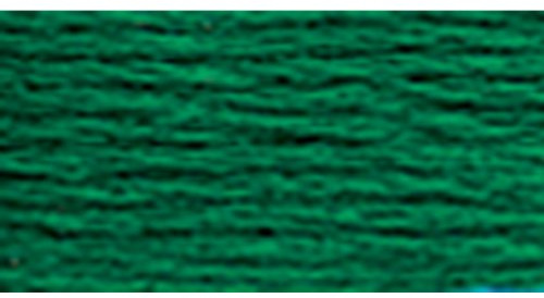 DMC 117-3818 Mouline Stranded Cotton Six Strand Embroidery Floss Thread, Dark Emerald Green, 8.7-Yard