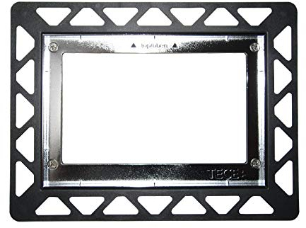 TECE WC Einbaurahmen (Chrom, Einbauset für flächenbündige Montage der Betätigungsplatte, Maße 290x220 mm) 9240649