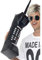 Smiffys, Unisex Aufblasbares Retro Mobiltelefon, One Size, 76 cm, Schwarz, 35263
