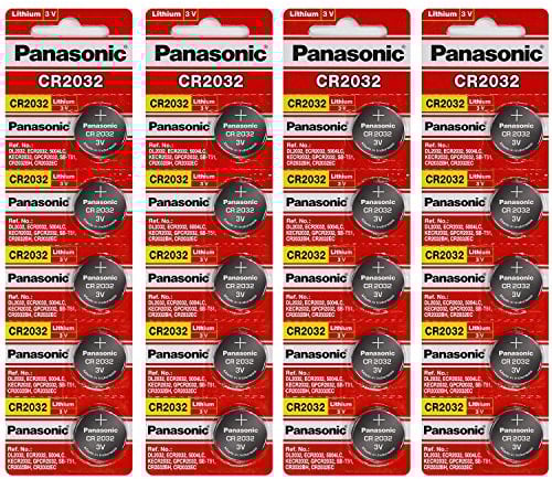 Panasonic CR2032 - Batteria a bottone al litio da 3 Volt (20 batterie)