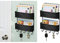 iDesign 95977EU Twillo Wandmontierte 2-stufige Postablage, Küche, Flur, Eingangsbereich, 5 Haken, schwarz