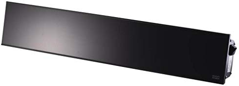 Burda Chauffage infrarouge, Relax Glass Ira, IP65, 2200 W, couleur du boîtier : noir, boîtier noir