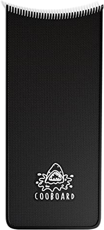 Auténtica tabla de balayage Cooboard con dientes | Paleta de resaltado original de The Maker of Cooboard Hair Highlighting Kit | Fácil de limpiar, resistente, ligero (negro)