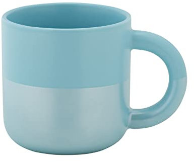 Maxwell & Williams DI0403 Horizon Becher aus Porzellan, Hellblau, 350 ml