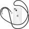 XTCASE für iPhone 14 Hülle mit Band, Transparent Silikon Handyhülle für iPhone 14 mit Kette Stossfest Schutzhülle - Schnur mit Case zum Umhängen in Schwarz