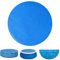 Couverture de Piscine Solaire Ronde de diamètre 2.44m, Couverture de Protection de rétention de Chaleur en Film à Bulles Bleu pour piscines et spas Hors Sol