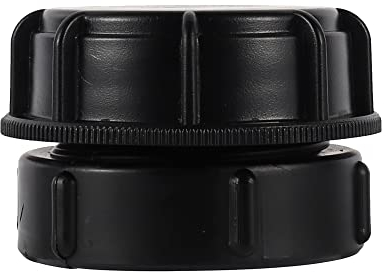 FOGWOWO IBC Adapter 62mm zu S60x6 Grobgewinde mit Tankabdeckung Endkappe IBC Tank Zubehör Ventil Rohrverbinder für Wassertank Regentonne,Container,Tonnenventil