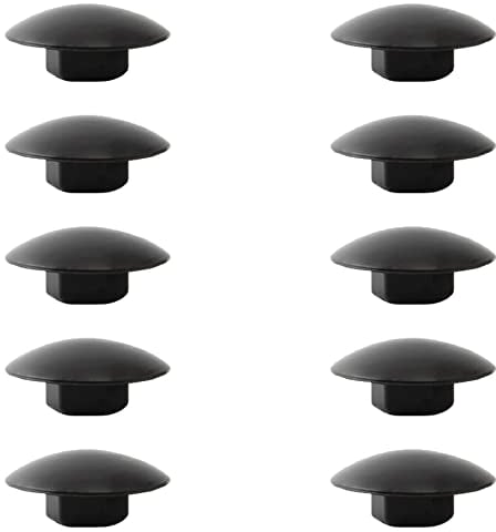 10 Pieces M6 Screw Bike Stem Top Cap Covers Rubber Front Fork Stem Top Caps Cycling Headset Stem Top Cap for Roadbike Mountain Bike