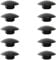 10 Pieces M6 Screw Bike Stem Top Cap Covers Rubber Front Fork Stem Top Caps Cycling Headset Stem Top Cap for Roadbike Mountain Bike