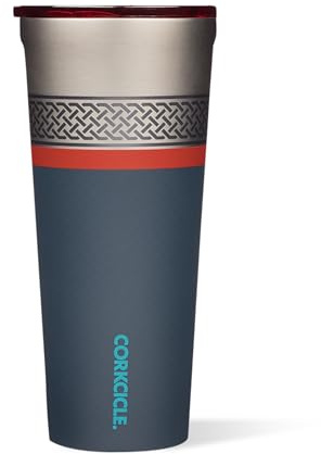 Corkcicle Disney Tumbler - Triple-Insulated Stainless Steel - Keeps Drinks Cold 9 Hours - Spill-Proof Lid - Reusable - Summer Drinkware Gift - Keeps Drinks Ice Cold - 24 oz - Thor