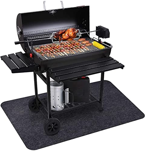 SOSSEG Barbacoa Hogar Carbón Barbacoa Horno Villa Patio Horno Gran Parrilla Exterior Sin Humo - Olla de Acero Inoxidable Portátil con Diseño de Onda Única y 4 Quemadores de Carbón