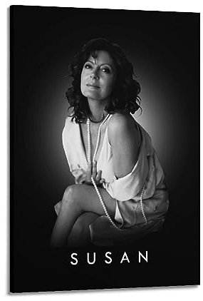 VZRSQZK Filmschauspielerin Susan Sarandon Poster, dekoratives Gemälde, Leinwand-Wandposter und Kunstdruck, modernes Familienschlafzimmer-Dekor-Poster, 30 x 45 cm
