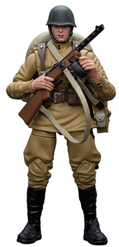 HiPlay JoyToy Collectible Figure: WWII Soviet Infantry 1:18 Scale Action Figures JT8926