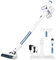 Genius Invictus X4 Facelift A05852, Akkustaubsauger, Weiß/Blau, 150 W, 0.35 liters